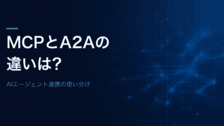 MCPとA2Aの違いとAIエージェント連携の使い分けを解説する記事のアイキャッチ